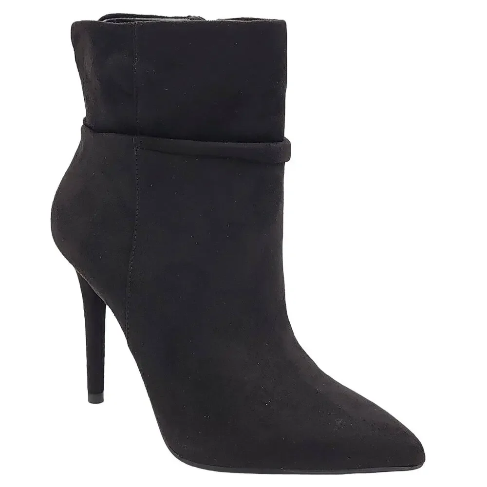 Jessica Simpson Women Stiletto Heel Ankle Booties Lerona Size US 5M Black